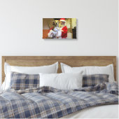 Smoochie, das Sankt trifft Leinwanddruck (Insitu (Schlafzimmer))