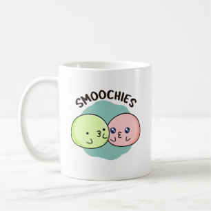 Smoochies Funny Kissing Mochi Pun Kaffeetasse