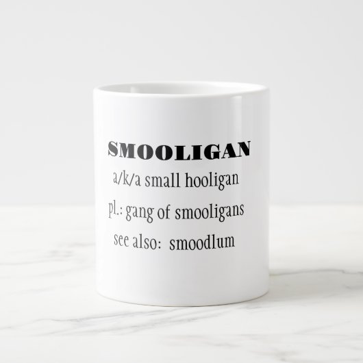 Smooligan-Tasse Jumbo-Tasse (Vorderseite)