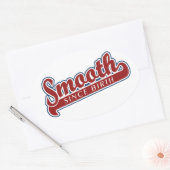 SMOOTH-Aufkleber Ovaler Aufkleber (Umschlag)