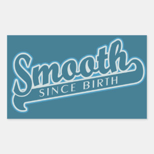SMOOTH-Aufkleber Rechteckiger Aufkleber