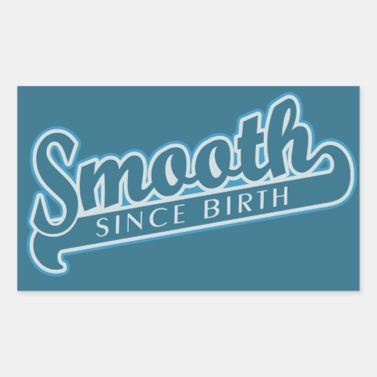 SMOOTH-Aufkleber Rechteckiger Aufkleber (Vorderseite)