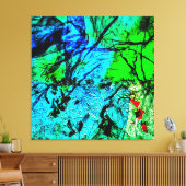 Smooth blue abstract Stretched Canvas Print,Calm  Leinwanddruck (Insitu (Wohnzimmer))