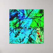 Smooth blue abstract Stretched Canvas Print,Calm  Leinwanddruck (Vorderseite)