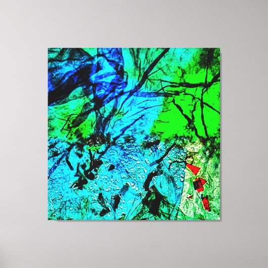 Smooth blue abstract Stretched Canvas Print,Calm  Leinwanddruck (Vorderseite)