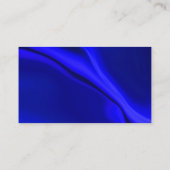 Smooth Blue Design Business Card Visitenkarte (Rückseite)