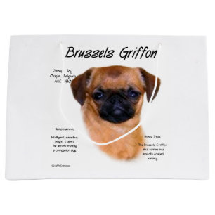 Smooth Brussels Griffon History Große Geschenktüte