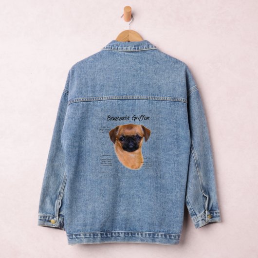 Smooth Brussels Griffon History Jeansjacke (Hangar)