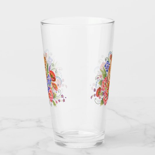 SMOOTH Chow 16 oz Glasdesign vorne & hinten Glas (Rechts)