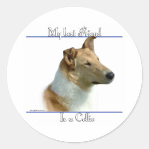 Smooth Collie Best Friend 2 - Aufkleber