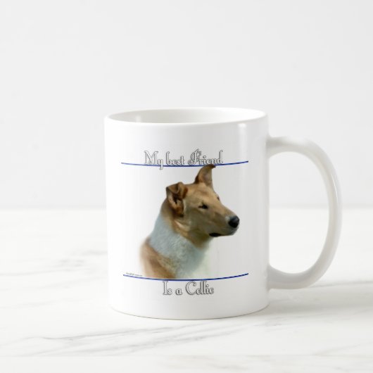 Smooth Collie Best Friend 2 Kaffeetasse (Rechts)