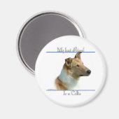 Smooth Collie Best Friend 2 - Magnet (Vorderseite/Rückseite)