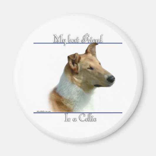 Smooth Collie Best Friend 2 - Magnet (Vorne)