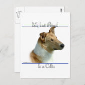 Smooth Collie Best Friend 2 Postkarte (Vorne/Hinten)