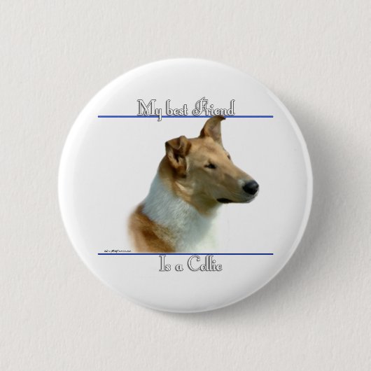 Smooth Collie Best Friend 2 - Schaltfläche Button (Vorderseite)