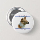 Smooth Collie Best Friend 2 - Schaltfläche Button (Vorne & Hinten)