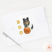 Smooth Collie Boo - Aufkleber (Umschlag)