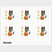 Smooth Collie Boo - Aufkleber (Blatt)