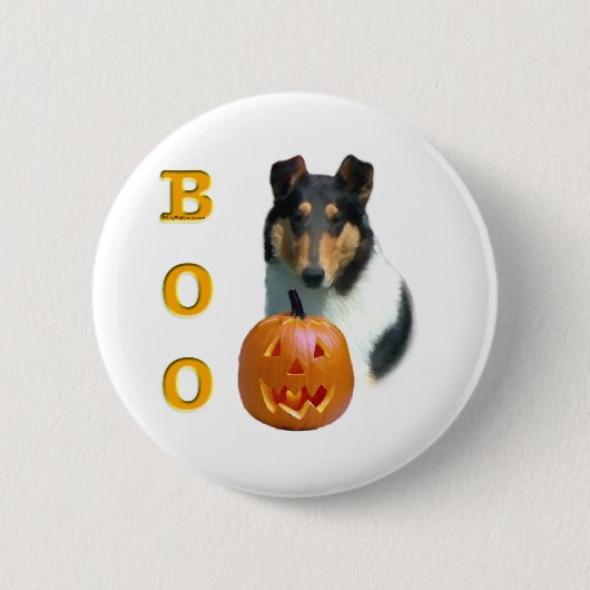 Smooth Collie Boo - Schaltfläche Button (Vorderseite)