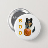 Smooth Collie Boo - Schaltfläche Button (Vorne & Hinten)