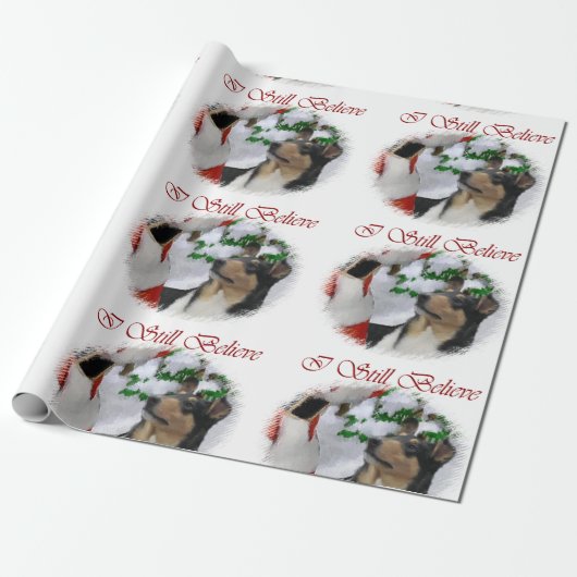 Smooth Collie Christmas Geschenkpapier (Ungerollt)