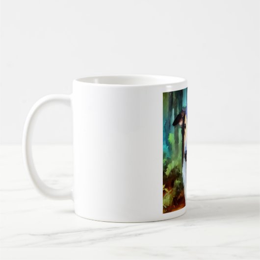 Smooth Collie Dog Kaffeetasse (Links)