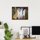 Smooth Collie Dog Portrait Poster (Heimbüro)