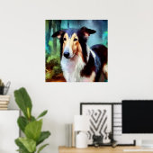 Smooth Collie Dog Poster (Heimbüro)