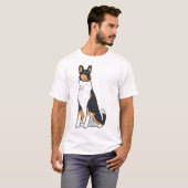 Smooth Collie Dog T-Shirt (Vorne ganz)