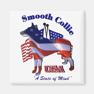 Smooth Collie Geschenke Magnet