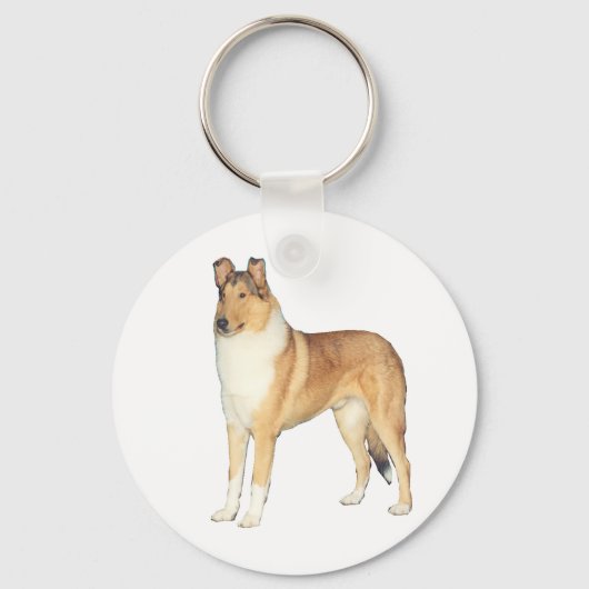 Smooth Collie Geschenke Schlüsselanhänger (Vorderseite)