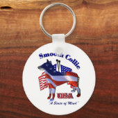 Smooth Collie Geschenke Schlüsselanhänger (Vorderseite)