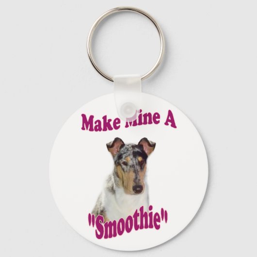 Smooth Collie Geschenke Schlüsselanhänger (Vorderseite)