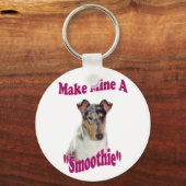 Smooth Collie Geschenke Schlüsselanhänger (Vorderseite)