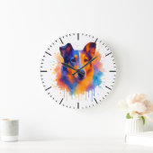 Smooth Collie Uhr (Zuhause)