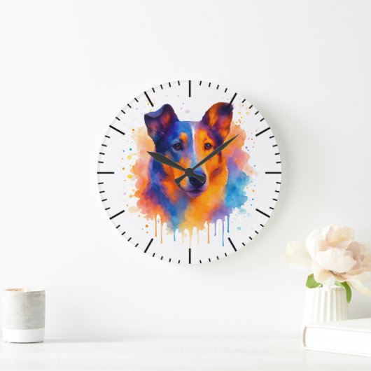 Smooth Collie Uhr (Zuhause)