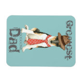Smooth Collie Vater Magnet (Horizontal)