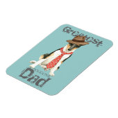 Smooth Collie Vater Magnet (Linke Seite)