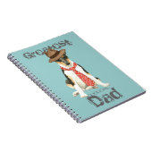 Smooth Collie Vater Notizblock (Rechte Seite)