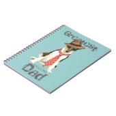 Smooth Collie Vater Notizblock (Linke Seite)