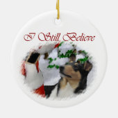 Smooth Collie Weihnachtsgeschenke Ornament (Hinten)