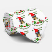 Smooth Collie Weihnachtspenden Krawatte (Gerollt)