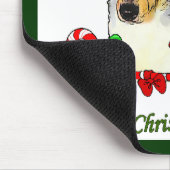 Smooth Collie Weihnachtspenden Mousepad (Ecke)