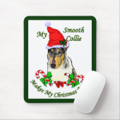 Smooth Collie Weihnachtspenden Mousepad (Mit Mouse)