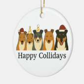 Smooth Collie Weihnachtsschmuck (Links)