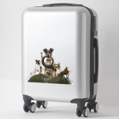 Smooth Fox Terrier Aufkleber (Koffer)