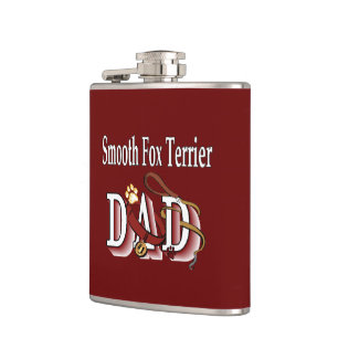 Smooth Fox Terrier Flachmann