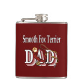Smooth Fox Terrier Flachmann (Vorderseite)