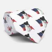 Smooth Fox Terrier Flag Krawatte (Gerollt)