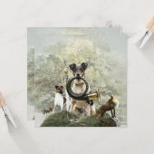 Smooth Fox Terrier Karte (Vorderseite/Rückseite Beispiel)